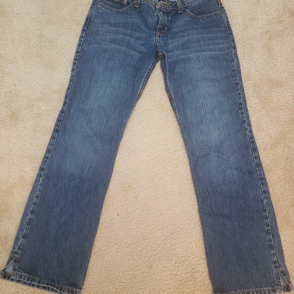 Cinch Women's Kylie Jeans Mid Rise Slim Fit Boot Cut Kick Slit Size 26 - Picture 4 of 5